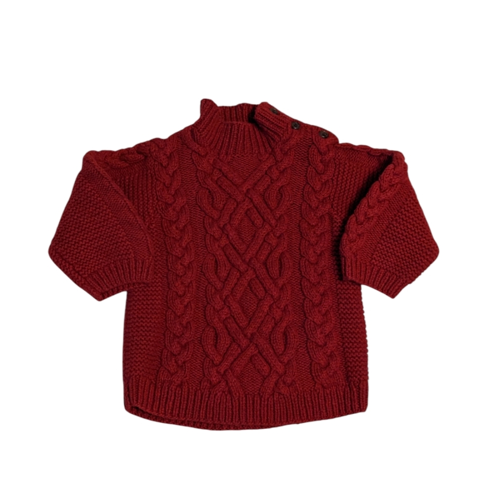 Baby Gap Red Cable Knit Sweater 4XL (4 yrs)